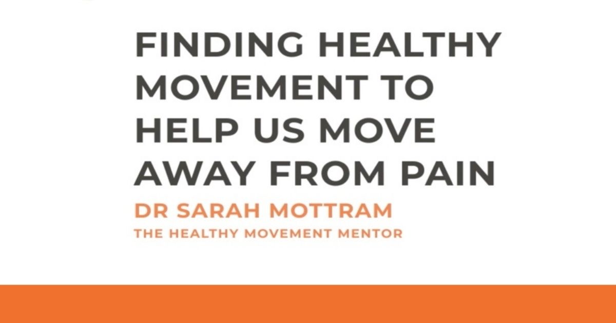 Finding healthy movement
