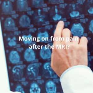 Moving on from pain after the MRI?